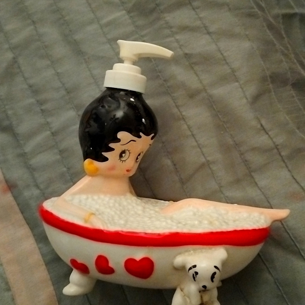 Betty boop soap dispenser
